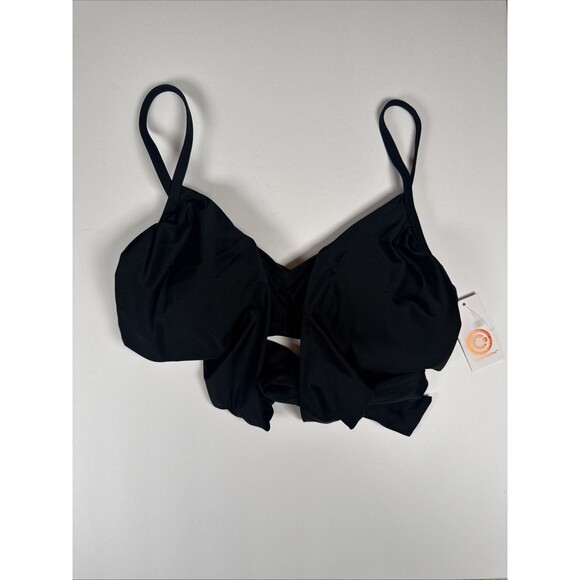 Copper Control Women's Cross Front Bra Swim Top Copper Infused Size Small - NWT - Picture 3 of 8